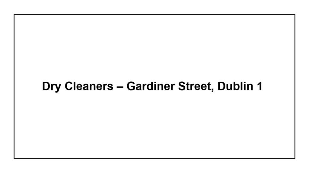 gardiner-street-dry-cleaners-logo